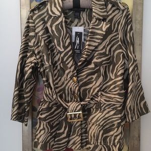 🆕 ROBERT LOUIS TIGER STRIPE JACKET